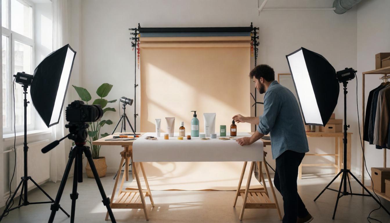 Product photography for small brands